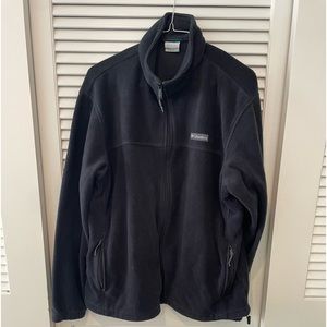Black Columbia Fleece Jacket Mens XXL
